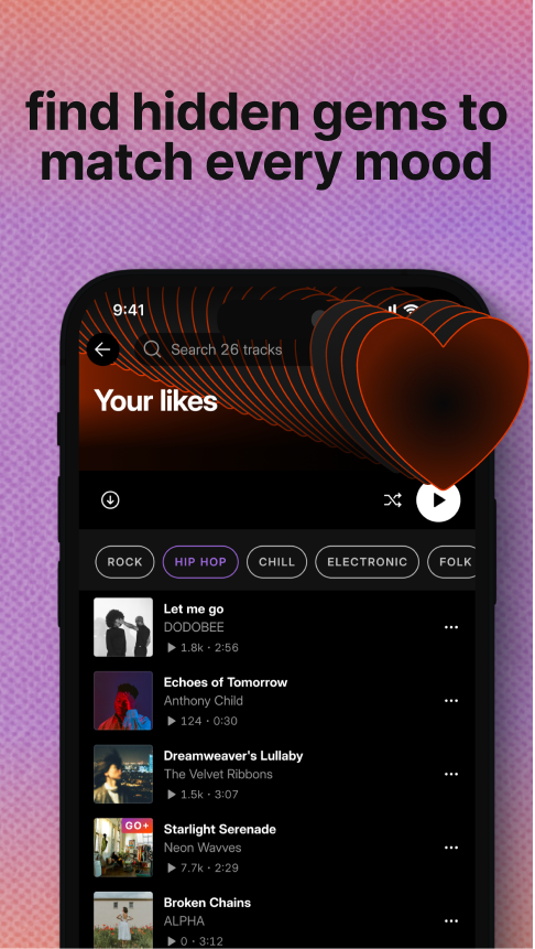 SoundCloud Quick Reaction feature on mobile